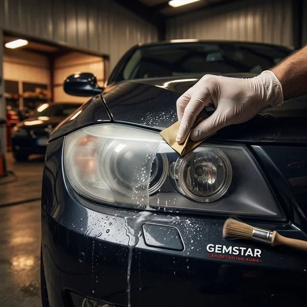 Headlight Restoration demonstration at Gemstar Kuna